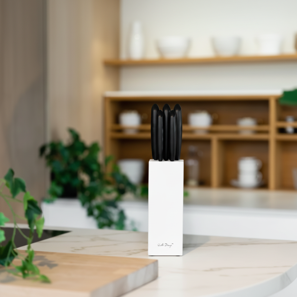 Knives And Cutting Board