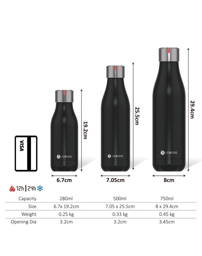 Les Artistes Paris - Insulated Bottle Unicorn Night - 500ML