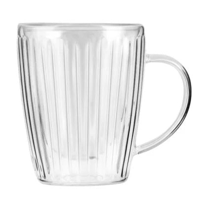 Vialli Design - Set of 2 Double-Wall Glasses with Handle 250ML - Livio Duo 1654