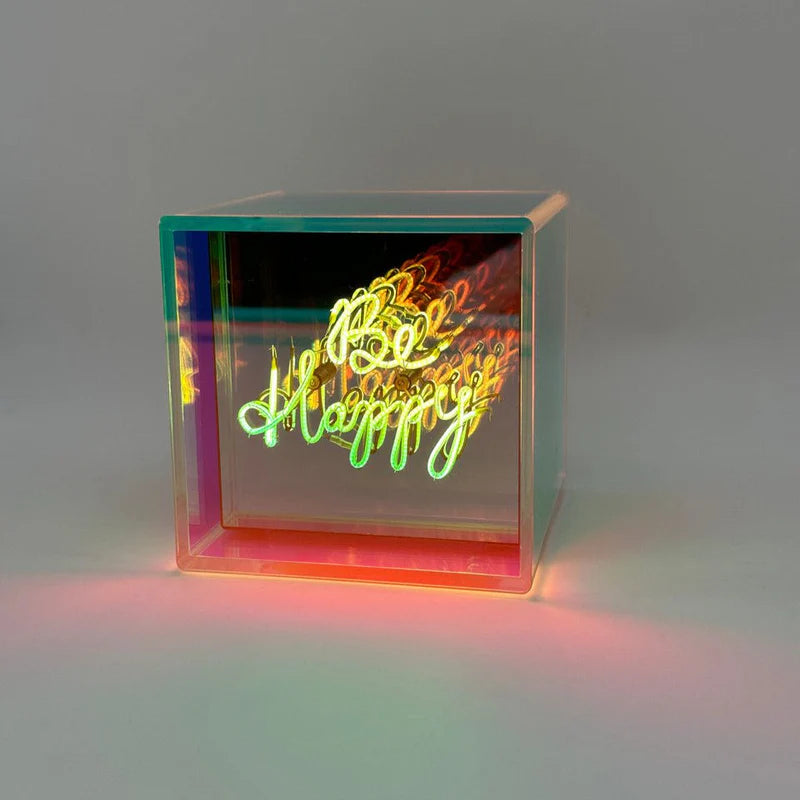 Be Happy Light Cube