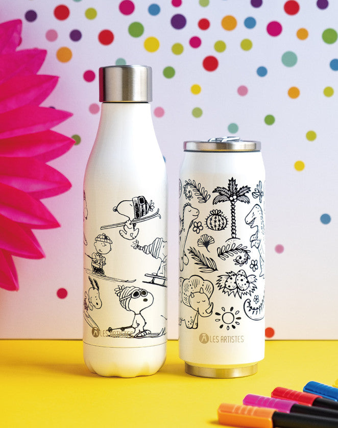 Insulated Can Creative Color Set Snoopy - 500ML
