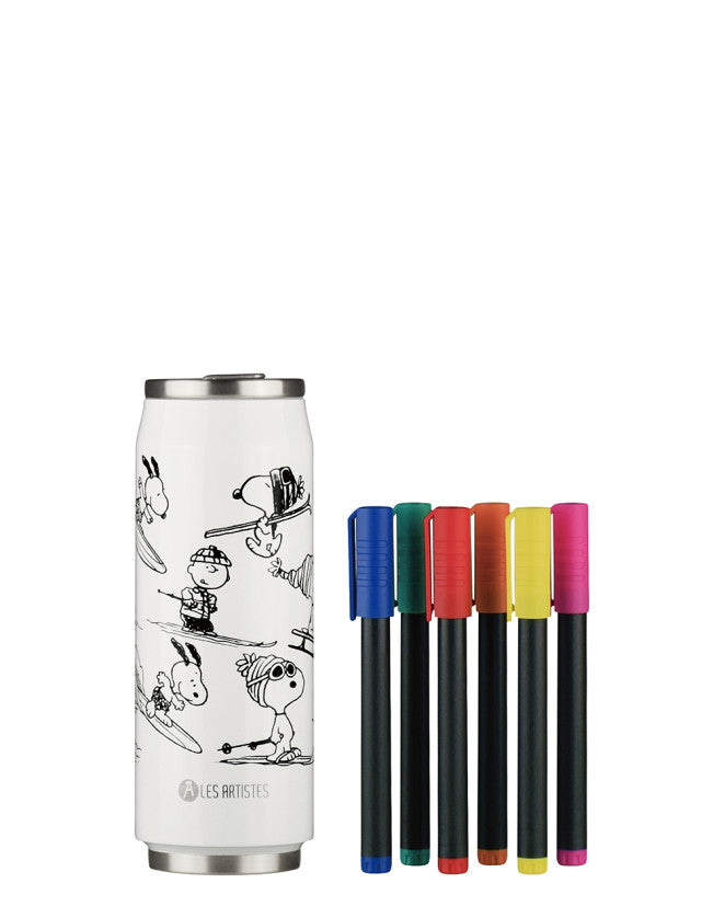 Insulated Can Creative Color Set Snoopy - 500ML