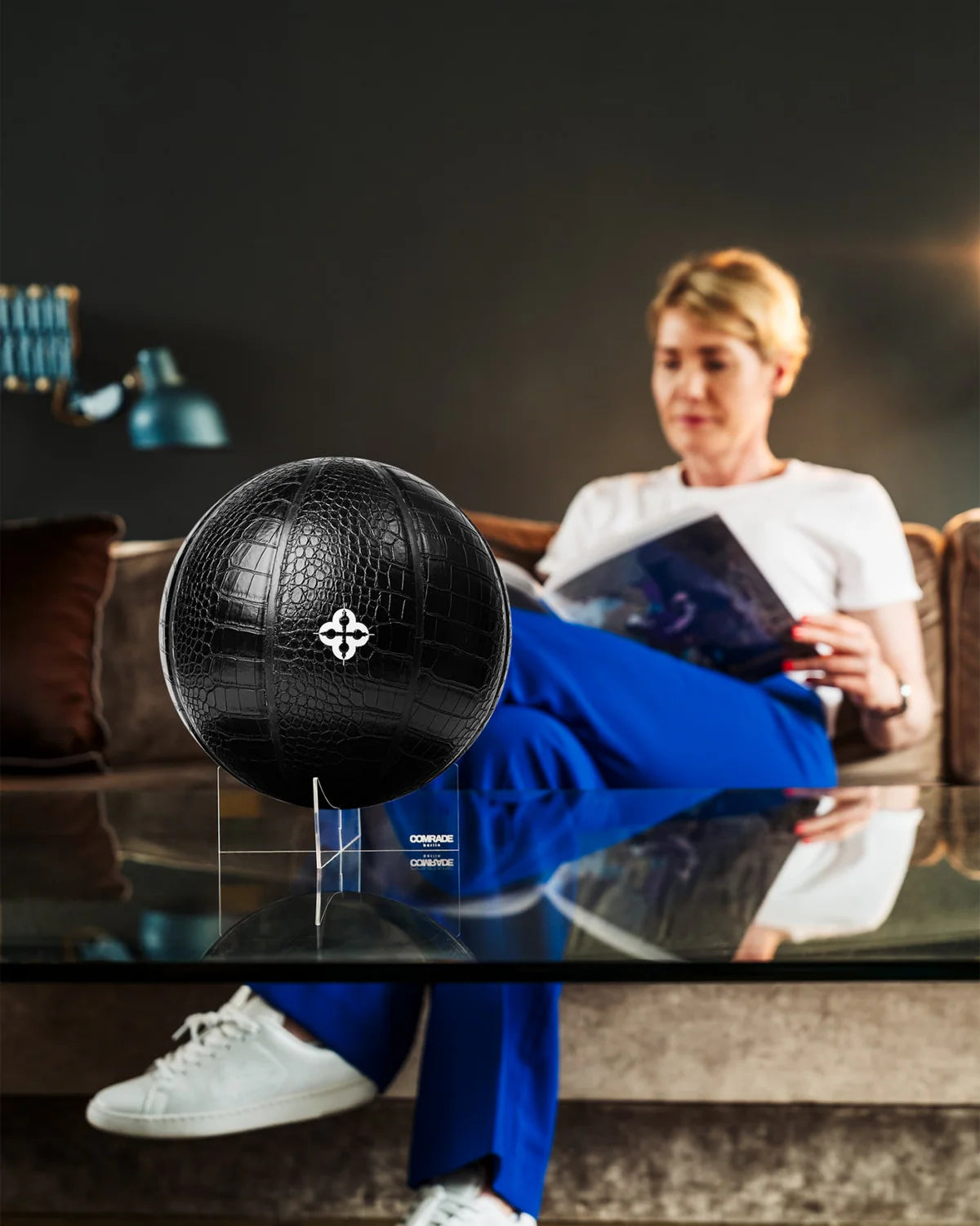 Comrade Berlin - Croco Basketball (charcoal)