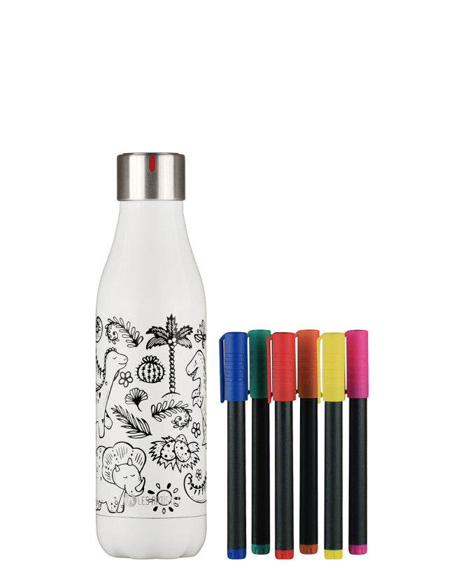 Insulated Bottle Creative Color Set Dino 500ML