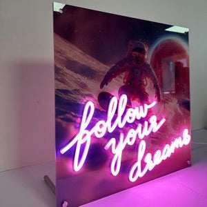 Follow Your Dreams - Light Frame