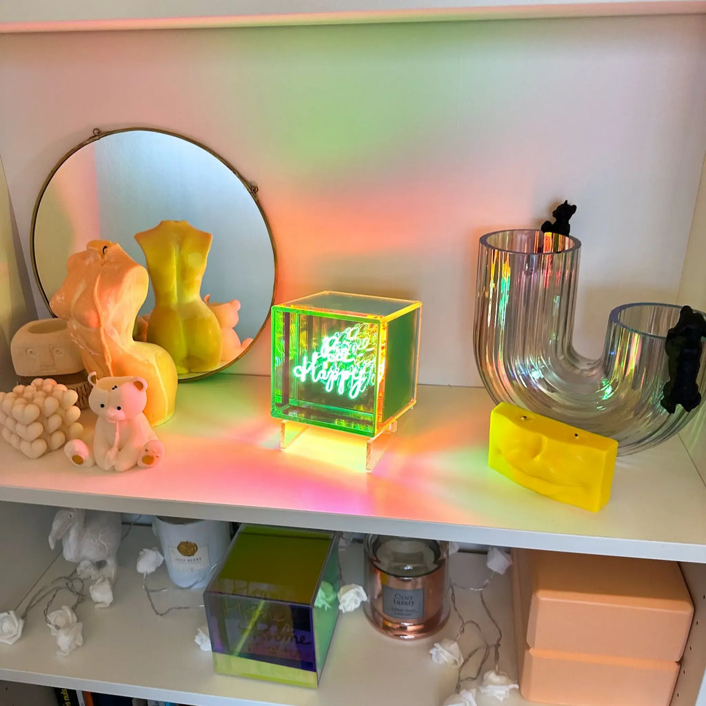 Be Happy Light Cube
