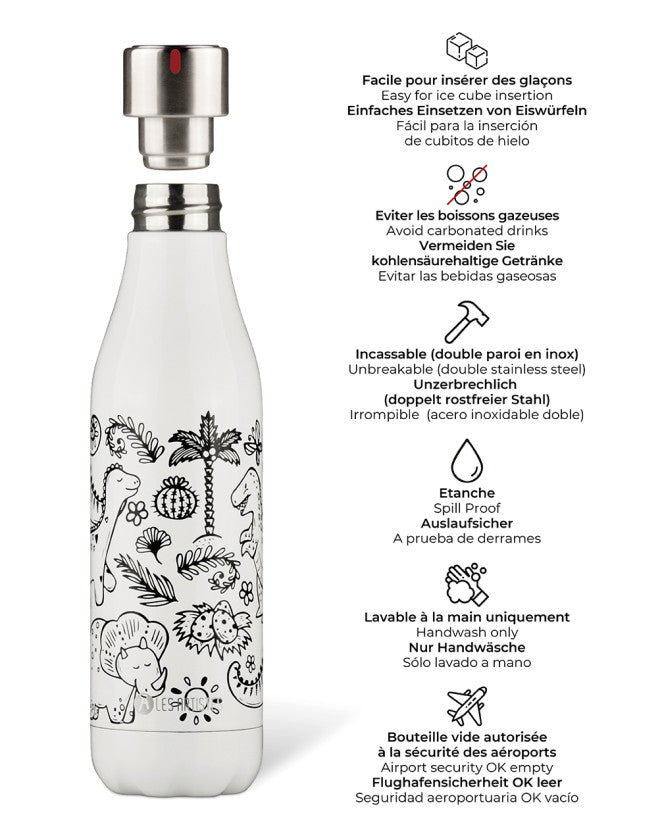 Insulated Bottle Creative Color Set Dino - 500ML