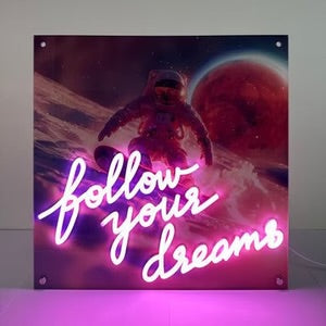 Follow Your Dreams - Light Frame