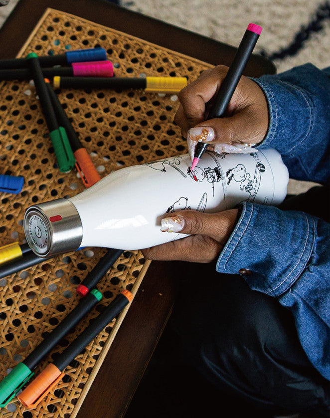 Les Artistes Paris - Insulated Bottle Creative Color Set Dino 500ML