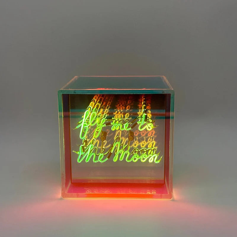Fly Me To The Moon Light Cube