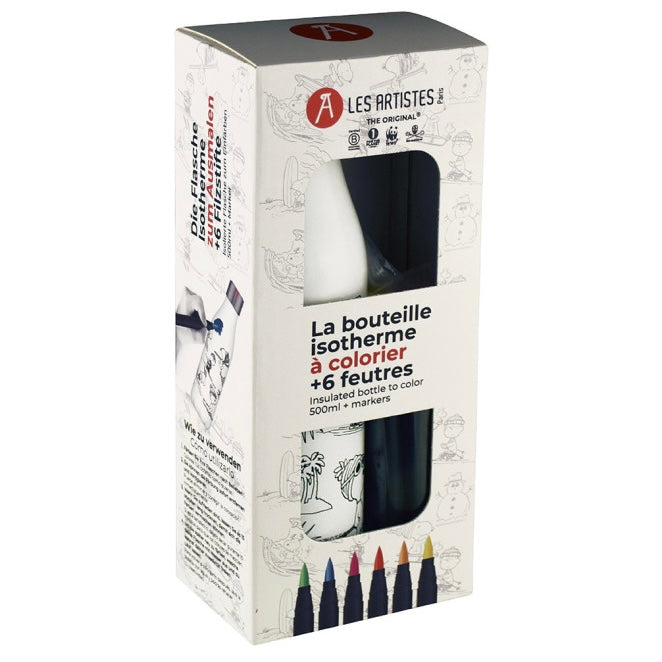 Insulated Bottle Creative Color Set Snoopy - 500ML