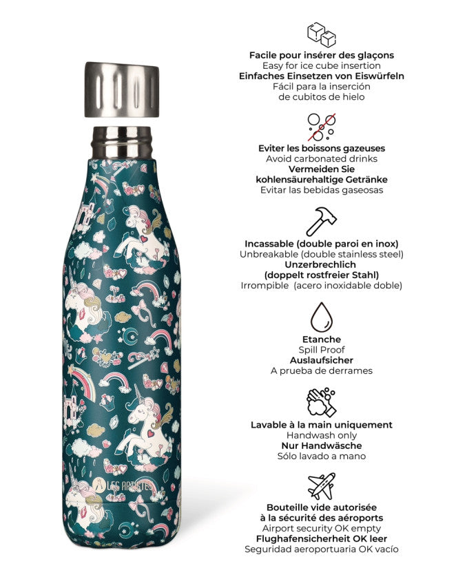 Insulated Bottle Unicorn Night - 500ML