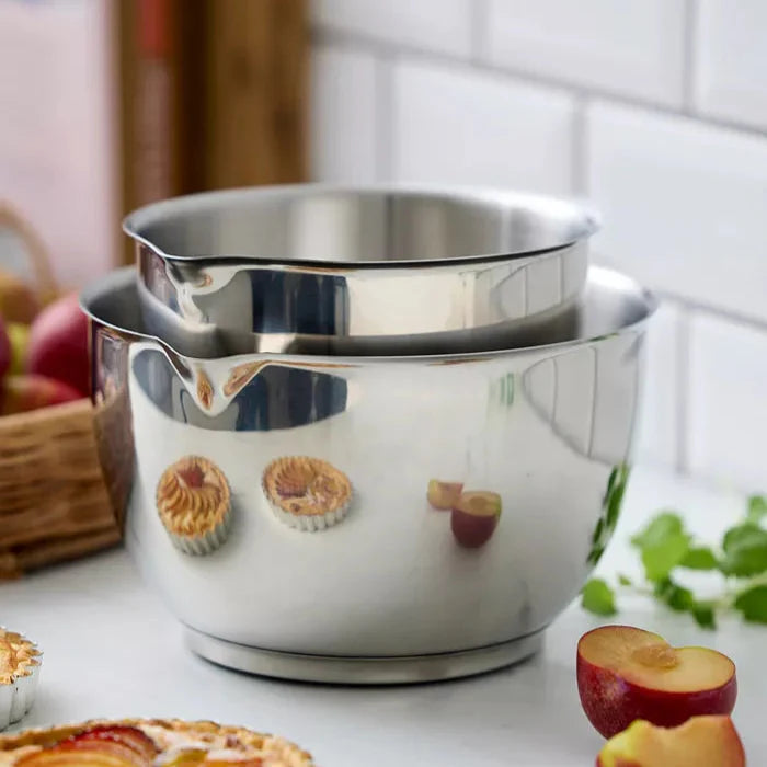 Margrethe Steel Mixing Bowl - Set of 2
