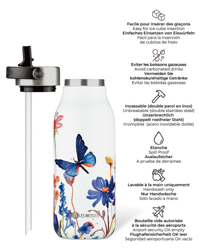 Les Artistes Bottle 2.0 Floral Butterfly P. 1000ml