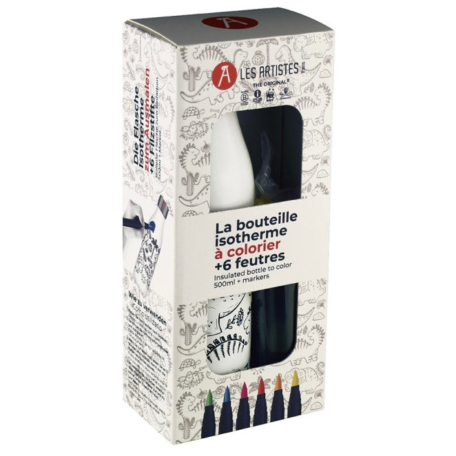 Insulated Bottle Creative Color Set Dino - 500ML