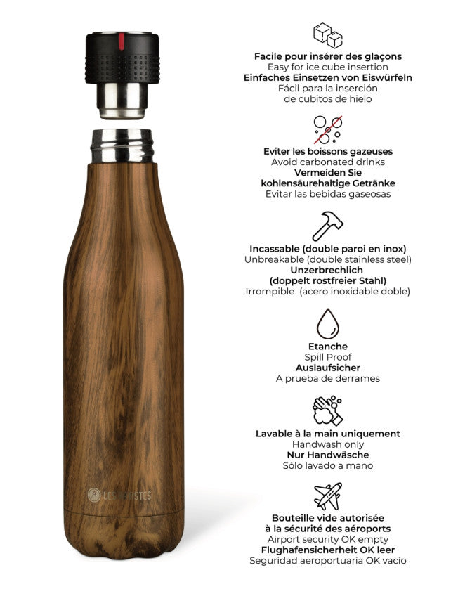 Insulated Bottle Wood