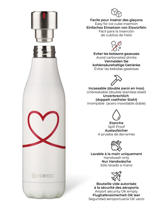 Les Artistes Paris - Insulated Bottle Love - 500ML