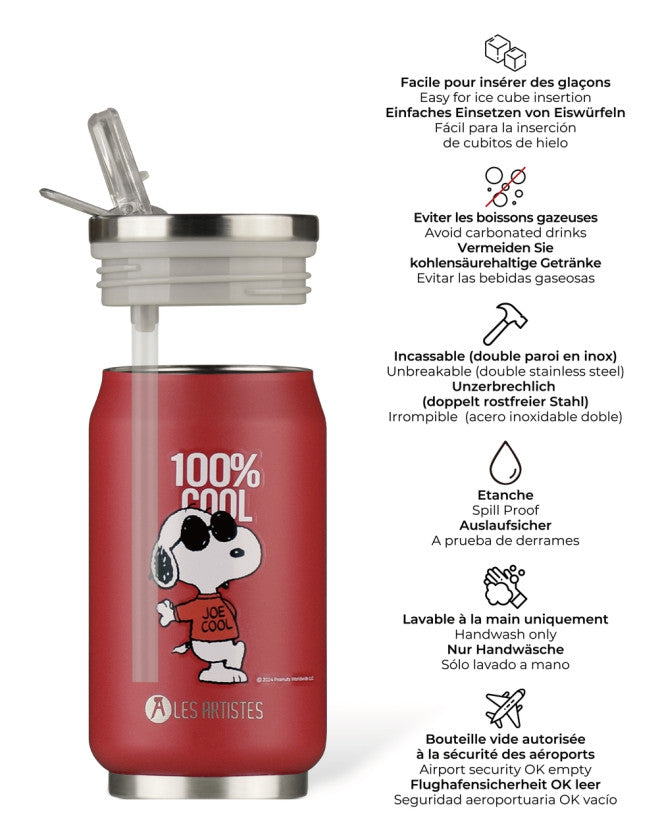 Les Artistes Paris - Insulated Can Cool Snoopy - 280ML