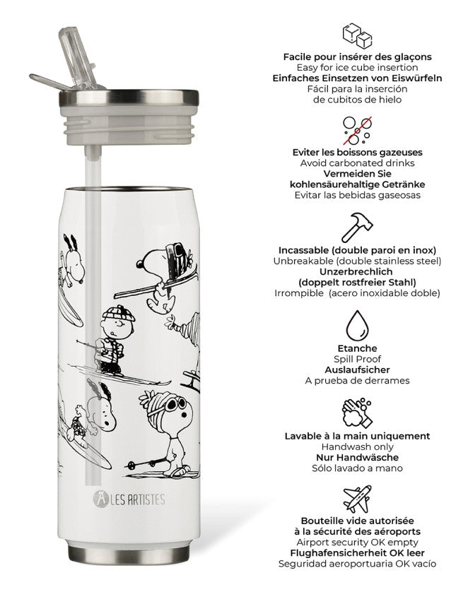 Insulated Can Creative Color Set Snoopy - 500ML