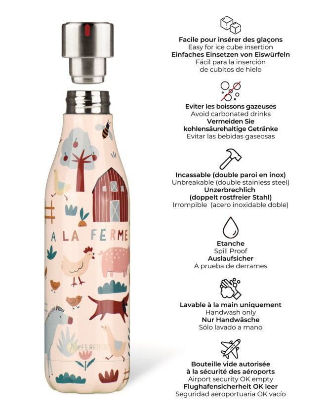 Les Artistes Paris - Insulated Bottle Farm - 500ML