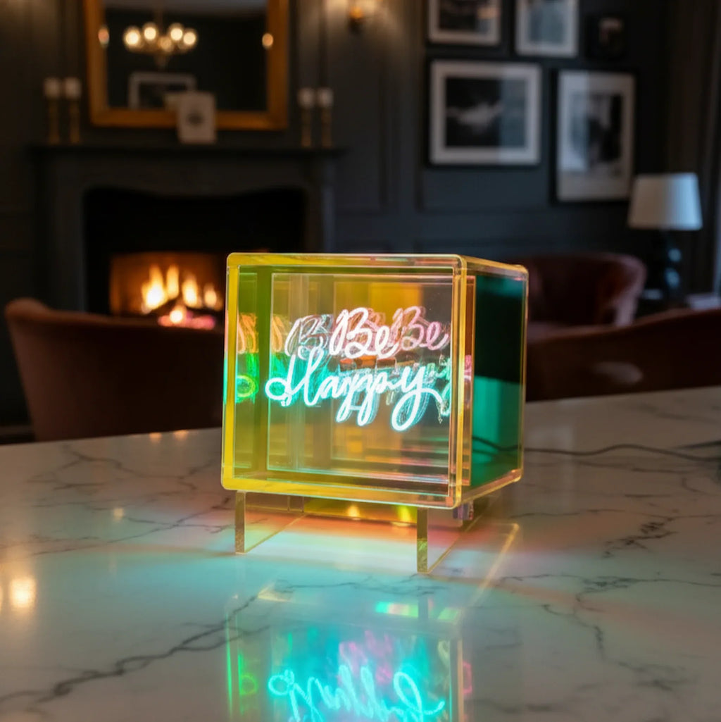 Be Happy Light Cube
