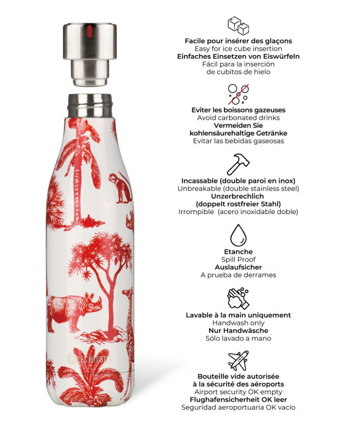 Les Artistes Paris - Insulated Bottle Safari - 500ML