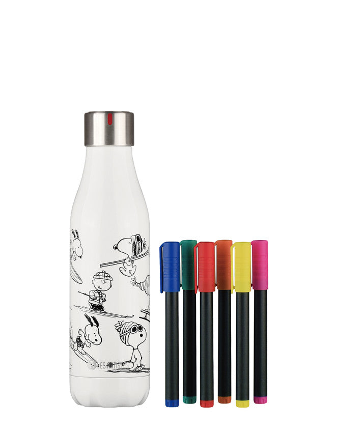 Insulated Bottle Creative Color Set Snoopy 500ML