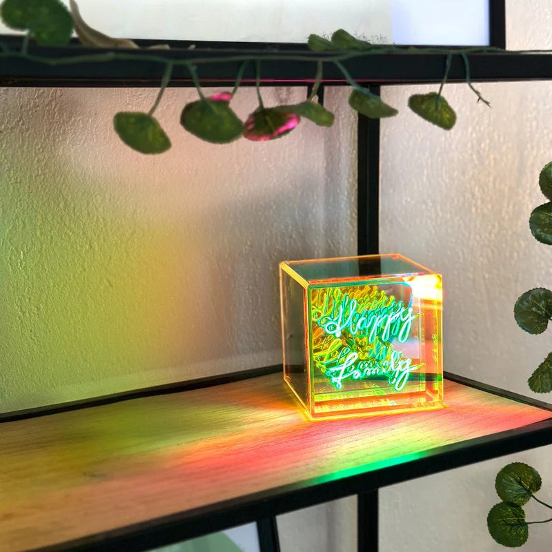 Happy Family Light Cube