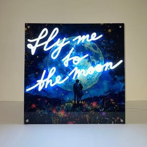 Fly Me To The Moon - Light Frame