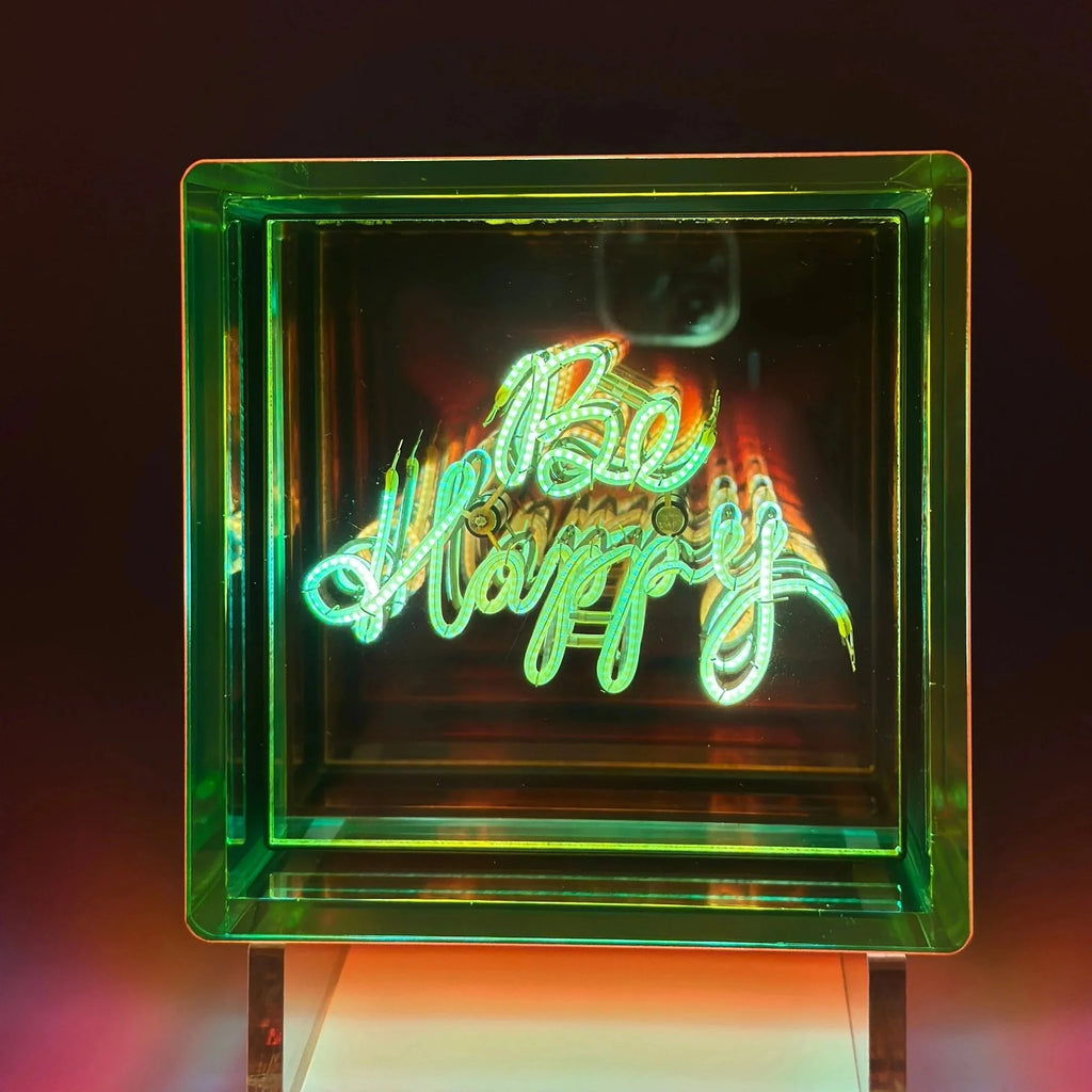 Be Happy Light Cube