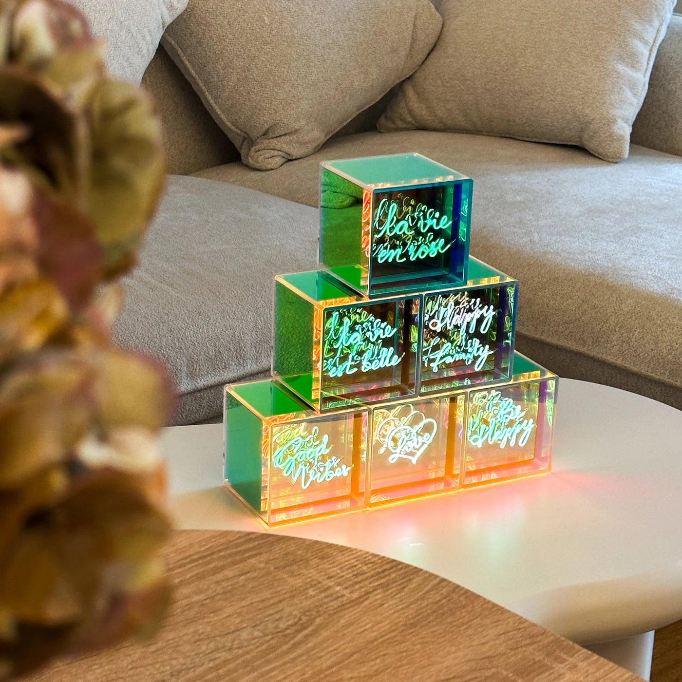 Happy Family Light Cube