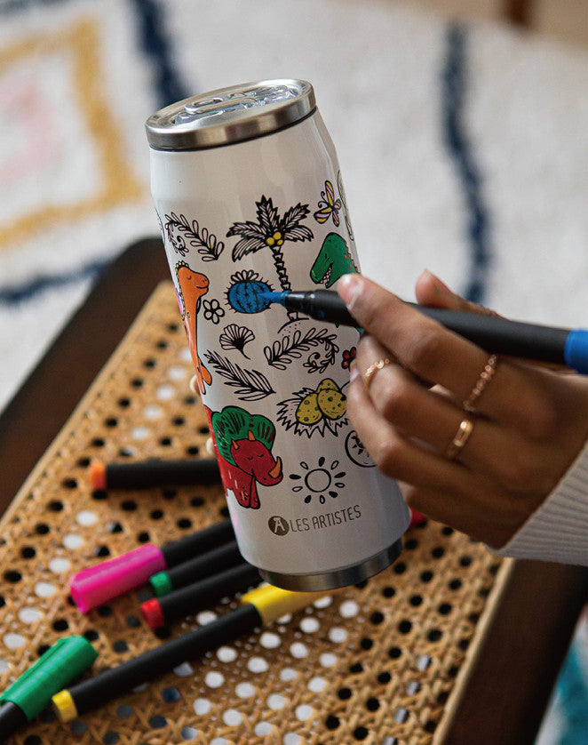 Insulated Can Creative Color Set Snoopy - 500ML