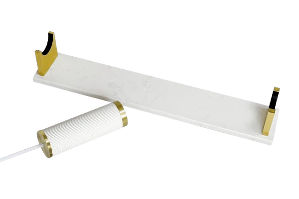 Light Tube Stand - Marble