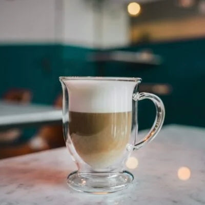 Vialli Design - Set of 2 double-walled latte glasses Amo 250ML - 26421