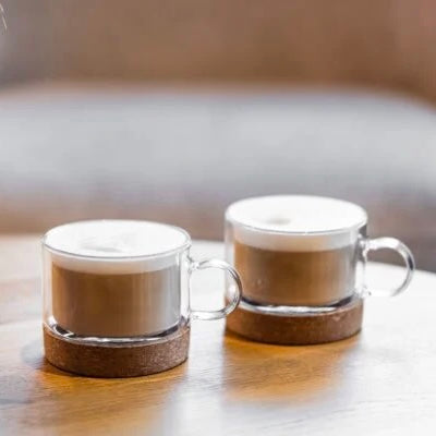 Vialli Design - Set of 2 double-walled glasses 220ML - Vilagio 29323