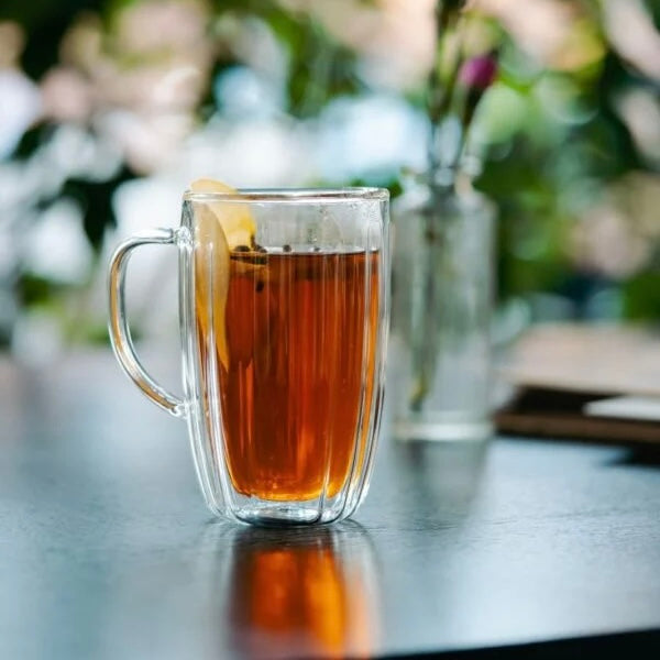 Vialli Design - Set of 2 highball glasses with handle Tulip 350ML - 8975