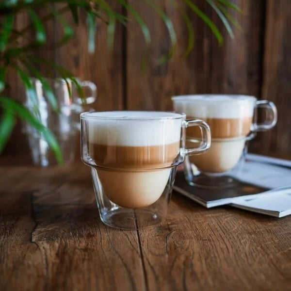 Vialli Design - Set of 6 double-walled glasses 350ML - Senso 27459