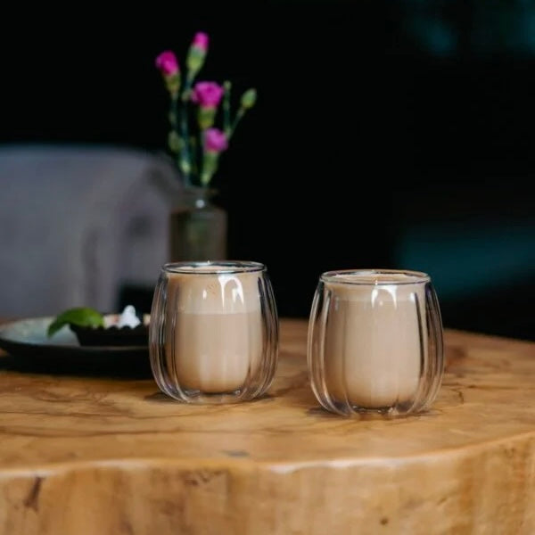 Vialli Design - Set of 2 low glasses Tulip 250ML - 8982