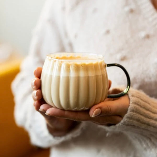 Vialli Design - Set of 2 glasses with green ear 350ML - Tulip 1197