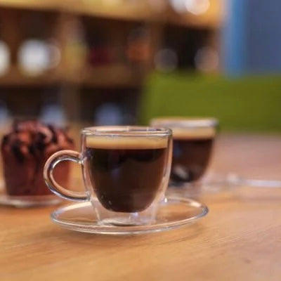 Vialli Design - Set of 2 double-walled espresso cups Amo 50ML - 23055