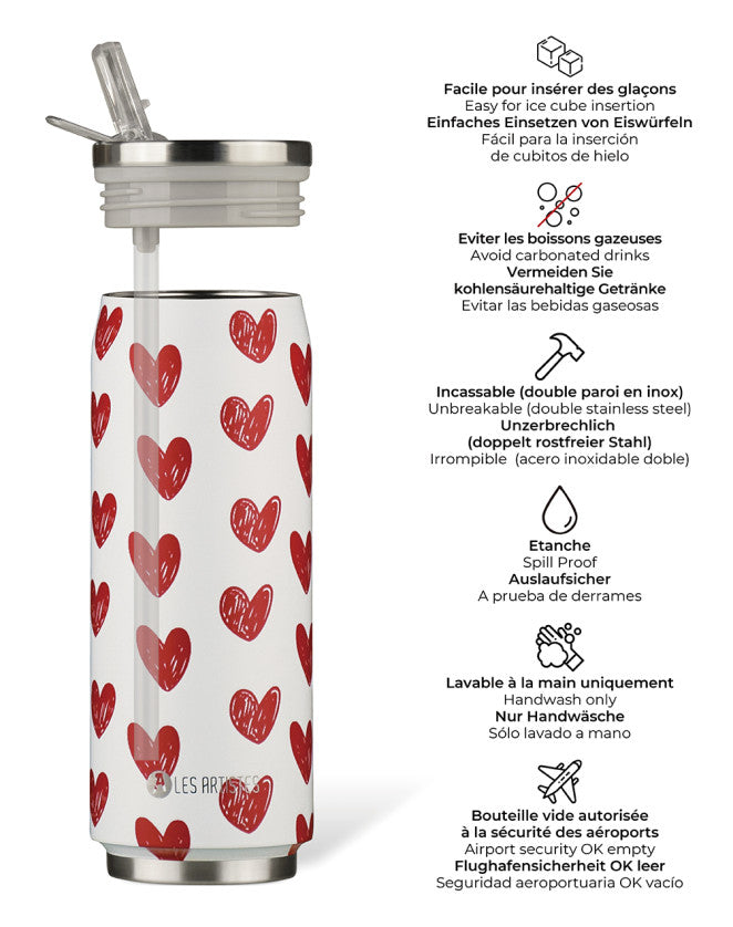 Insulated Can Heart - 500ML
