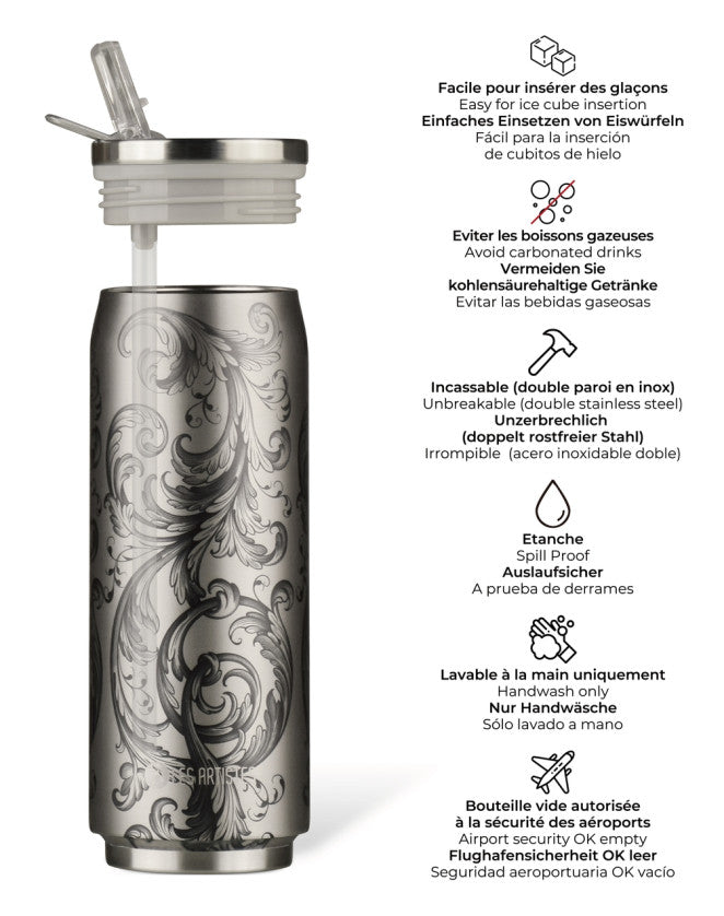 Insulated Can Tattoo - 500ML