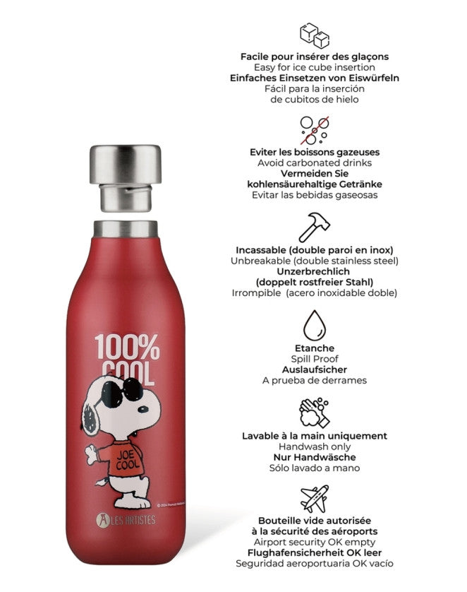 Les Artistes Paris - Insulated Bottle 2.0 Cool Snoopy 500ML
