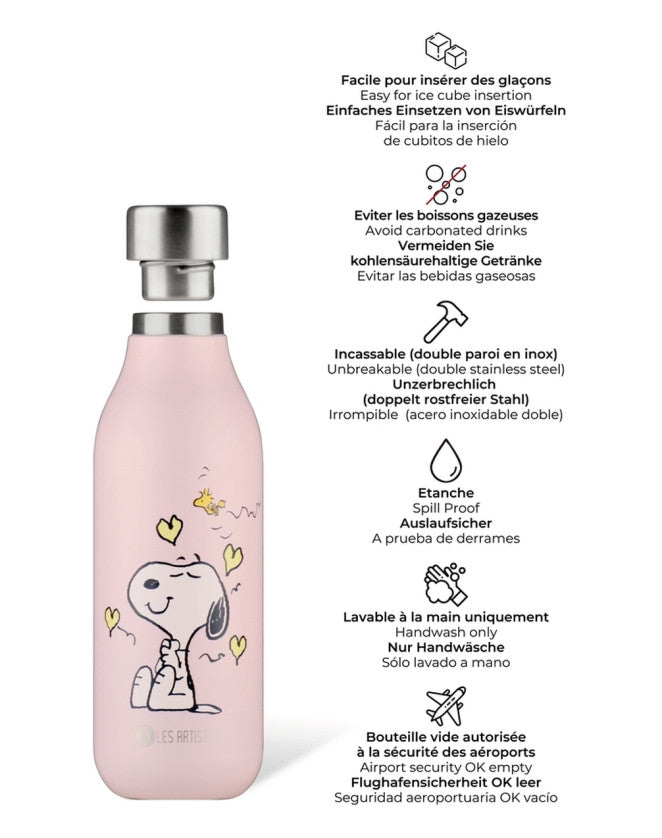 Les Artistes Paris - Insulated Bottle 2.0 Enjoy Snoopy 500ML