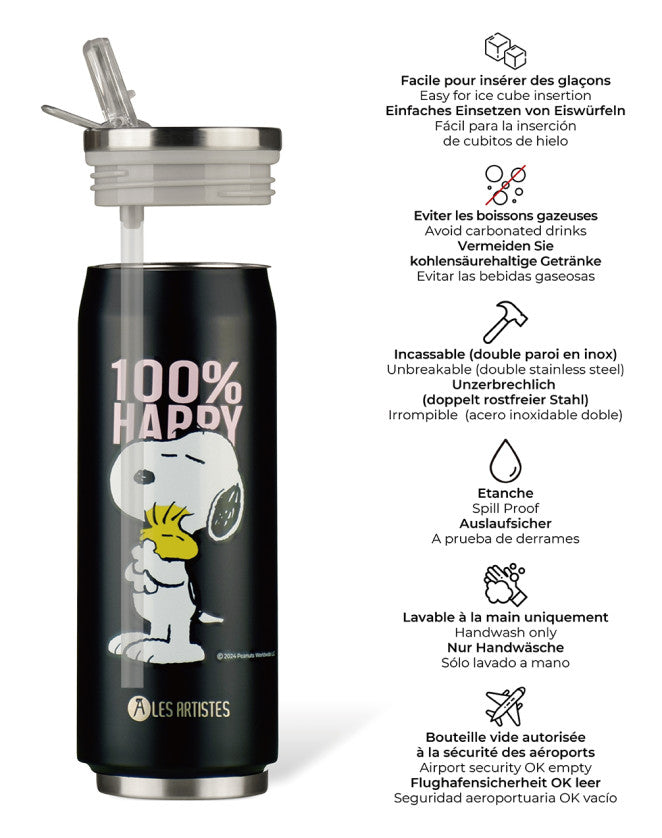 Insulated Can Happy Snoopy - 500ML