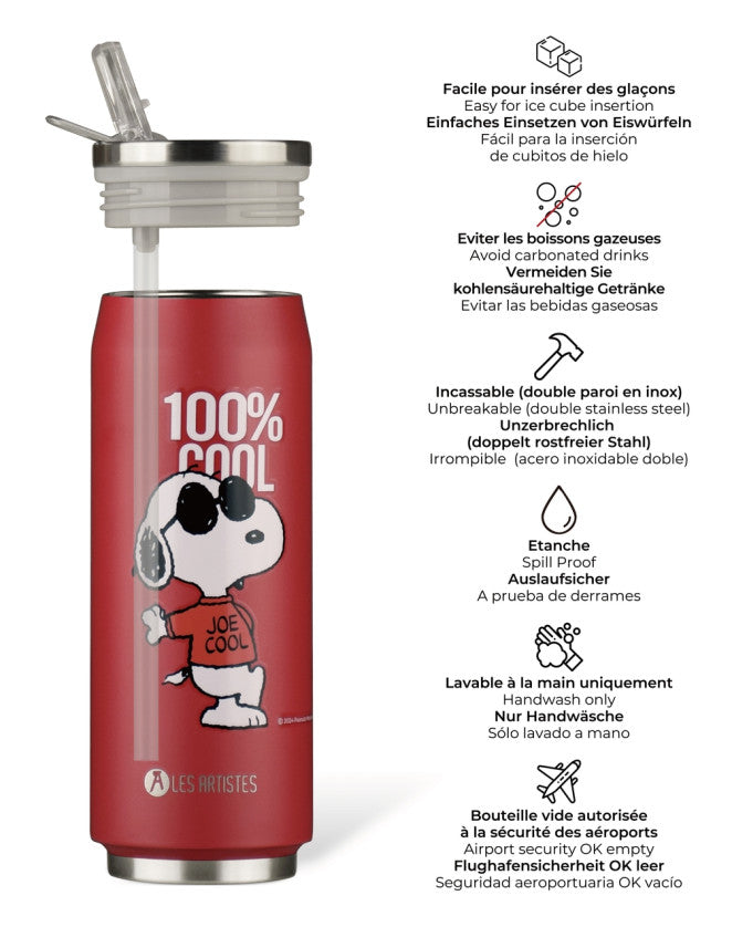 Les Artistes Paris - Insulated Can Cool Snoopy - 500ML