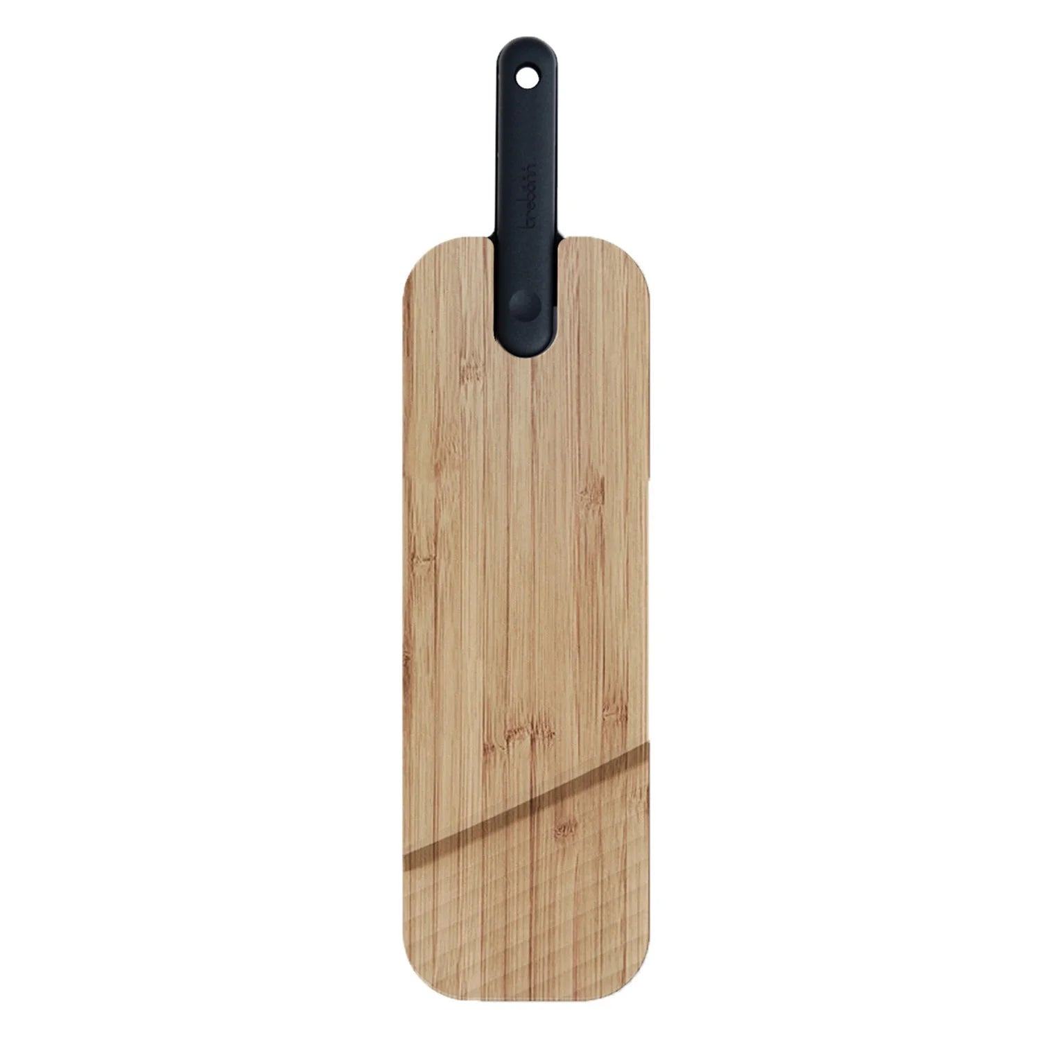 Artu Salami Black Edition – Bamboo Cutting Board with Integrated Knife for Slicing Cured Meats
