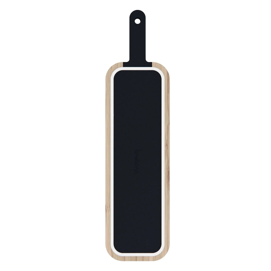 Trebonn - Artu Salami Black Edition – Bamboo Cutting Board with Integrated Knife for Slicing Cured Meats