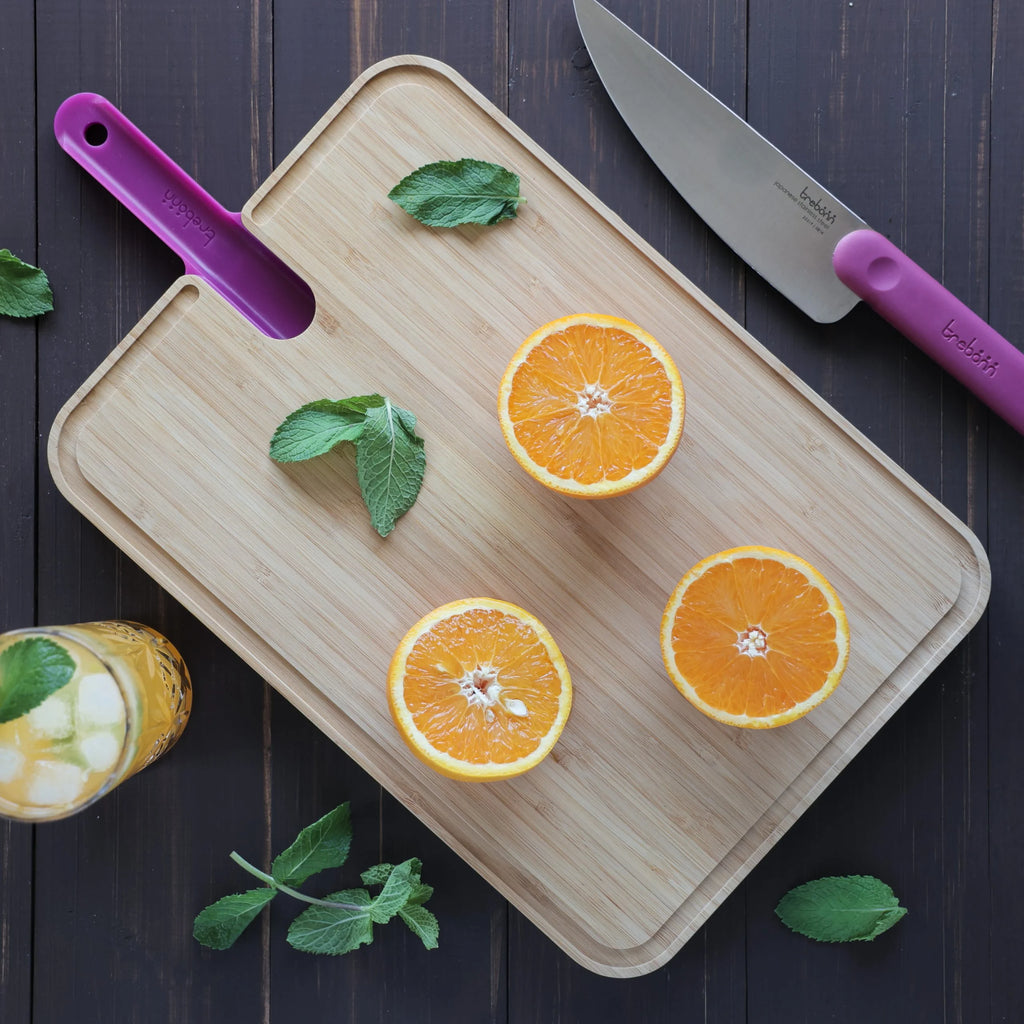 Trebonn - Artu Chef – Bamboo Cutting Board with Integrated Chef’s Knife