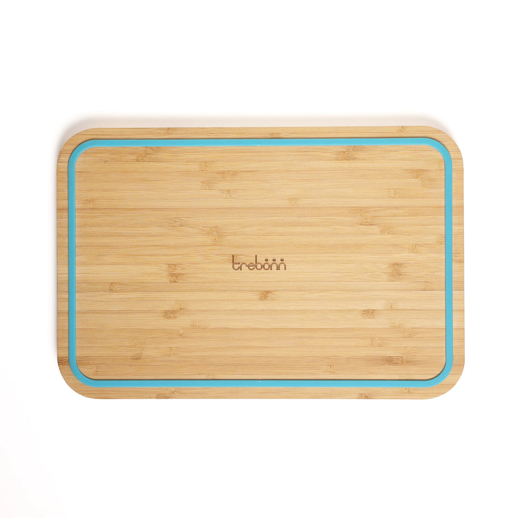 Wave – Bamboo Cutting Board with Cutting Guide Pattern and Food Collection Channel